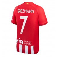 Koszulka piłkarska Atletico Madrid Antoine Griezmann #7 Strój Domowy 2023-24 tanio Krótki Rękaw